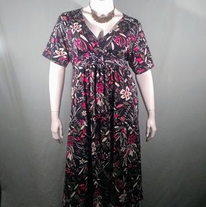 🦊Jessica London Floral Maxi Dress size 22w